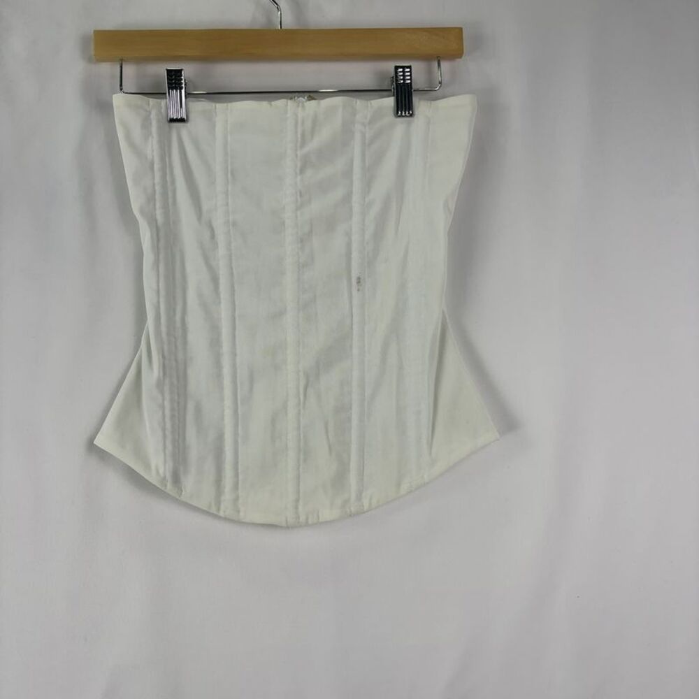 ARE YOU AM I ARE YOU AM I Ivory Corset Blouse